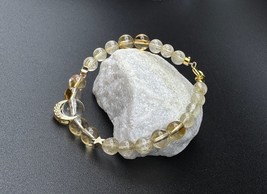 Handcrafted Citrine Natural Crystal Pendant Necklace - $19.76