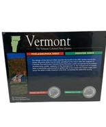 Vermont Colorized State Quarter NEW Philadelphia &amp; Denver Mint - $181.07 MXN