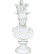 Ancient Greek Roman Goddess Athena Minerva / Alabaster bust head statue ... - £22.01 GBP