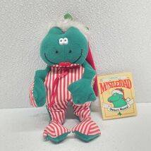 Heartline Magic MistleToad Frog Plush Vintage Christmas 1985 With Tag! - $62.60 CAD