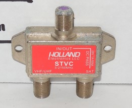 Holland Electronics MODEL STVC 5-2150 MHz 28VDC 1A MAX 2-WAY Splitter - £7.83 GBP