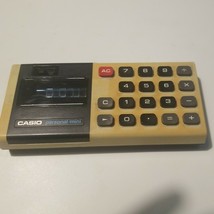 Vintage Working Casio Personal Mini Electronic Calculator With Case - £19.55 GBP