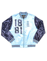 SPELMAN COLLEGE SATIN JACKET HBCU COAT TOPS - £54.11 GBP