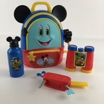 Disney Junior Mickey Mouse Funhouse Adventures Backpack Playset Binoculars Toy - $29.65