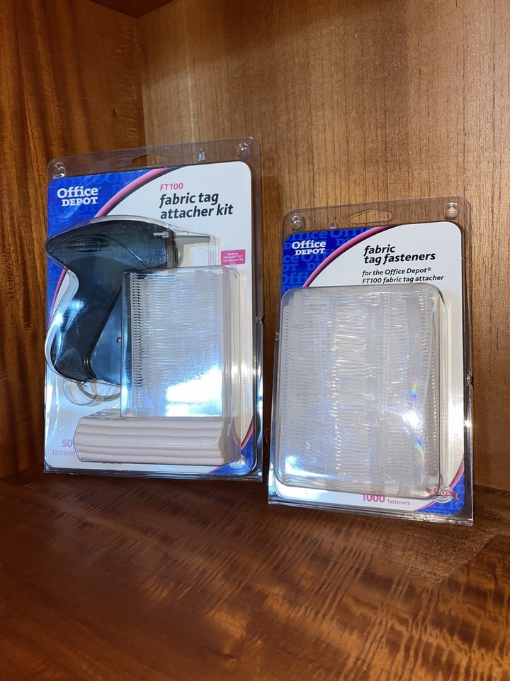Office Depot (FT100) Fabric Tag attacher kit with One Extra 1,000 Fasteners - $49.61