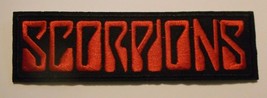 Scorpions~Patch~Embroidered~5 1/4&quot; x 1 1/2&quot;~Iron or Sew on~Heavy Metal Rock - £3.81 GBP