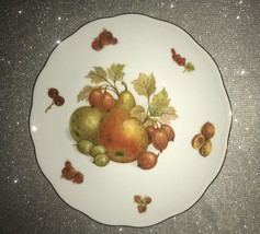 Bavaria Vohenstrauss Johann Seltmann Fruit Plate West Germany Pears &amp; Nu... - £5.43 GBP