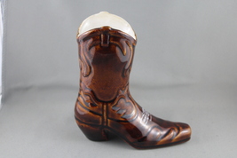Vintage Tiki Mug - Cowboy Boot Wagon Wheel Waikiki - Ceramic Mug - $45.00