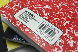 3PK Unison Composition Notebook Wide Ruled 80 Pages 9.75 x 7.5 Assorted ... - $10.99