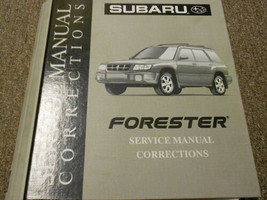 2002 Subaru Forester Service Repair Shop Manual Corrections FACTORY OEM ... - $40.35