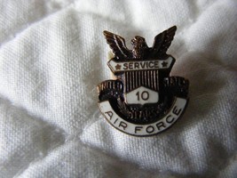 Vintage Air Force 10 Year Pin - $367.38 MXN