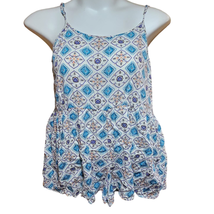 Spaghetti Strap Romper with Pockets Size Large - £27.19 GBP