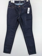 Crown &amp; Ivy Skinny Jeans Pants Size 2 Womens Slim Dark Stretching Fit NWT - £22.39 GBP