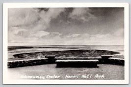 Hawaii National Park Halemaumau Crater RPPC Real Photo Postcard K24 - £10.35 GBP