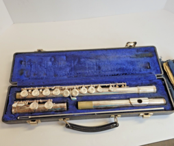 Vintage Gemeinhardt 2SP Silver Plated Flute w/ Case Student Flute Works - $168.29