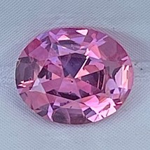 CERTIFIED Natural Padparadscha Sapphire 0.72 Cts Oval Loose Gemstone - £573.48 GBP