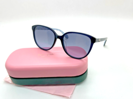 NEW KATE SPADE VIENNE/G/S PJPG8  NAVY BLUE Sunglasses 54-17-140MM SQUARE - £45.75 GBP
