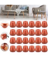 24PCS Silicone Chair Leg Floor Protectors for Hardwood Floors - Walnut B... - $18.80