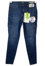 D.jeans Size 4 Dark Lorin Recycled Denim Skinny Cargo Jeans NWT / NEW !! - $19.80