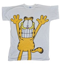 VTG 1978 Garfield Large Print Single Stitch SS T-Shirt, Sleep Shirt Size XL - £34.93 GBP