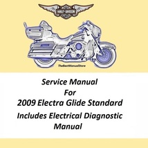2009 Harley Davidson Electra Glide Standard Touring Models Service Manual  - £20.32 GBP