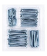 200 Pack Hardware Nails For Hanging Pictures, 4 Size Zinc Tiny Nail Asso... - £9.42 GBP