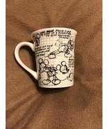 Disney Sketchbook Coffee Cup!!! Mickey Mouse!!! - £14.17 GBP