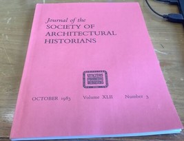 Journal of the Society of Architectural History Oct 1983 Richard Morris Hunt - £7.44 GBP