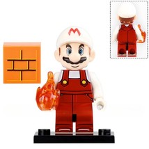 Fire Mario Minifigures Super Mario Brothers - $3.99