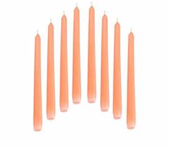 Smokeless Scented Paraffin Wax Peach Tapered Stick Candles Decorations for Livin - £23.48 GBP