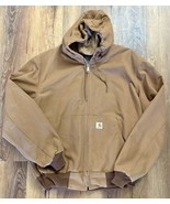 Carhartt Mens J0131- Large Firm Duck Thermal-Lined Active Loose Fit Jack... - $122.24 CAD