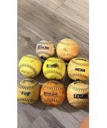 Lot of 8 Practice Softballs 12” Yellow FREE SHIPPING - $34.09 CAD