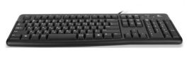 Logitech Korean English USB Wired Keyboard Membrane with Cover Protector (Black) image 5