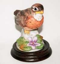 Andrea Sadek Japan #6350 Robin with Primrose Figurine   #1647 - £18.04 GBP