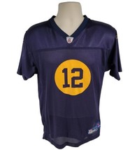 Reebok Aaron Rodgers Green Bay Packers Youth XL Thowback Jersey NFL Blue - £31.61 GBP