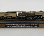 Brass Union Pacific Railroad Operating Steam Locomotive No 8444 Heavy Model - $85.45