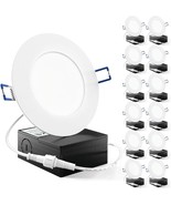 Sunco 12 Pack 4 Inch Led Recessed Lights, Slim Canless Ceiling Lighting,... - €55,70 EUR