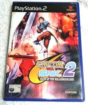 Capcom VS SNK 2 Mark Of The Millenium 2001 Sony Playstation 2 PAL - £43.96 GBP