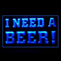 170149B I Need A Beer Bar Pub Club Sex New Happy Hour Attractive LED Lig... - $21.99