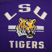 New LSU Tigers Shirt Youth XL Purple Gold White Football Basketball Boy Tee - £19.87 GBP