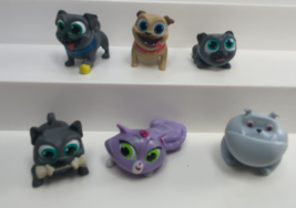 Disney Junior Puppy Dog Pals Hissy Rufus Figures Bingo Rolly lot 6 pcs - £11.75 GBP