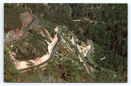 Postcard Switchbacks Oak Creek Canyon Arizona AZ Between Sedona Flagstaff AZ - $3.75