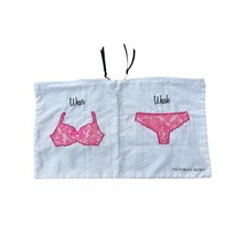 VICTORIA&#39;S SECRET Zipper Lingerie Print White Travel Bag Womens - $20.00