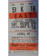 Level 42 1987 Maple Leaf Gardens Ticket Stub Toronto NM English jazz-fun... - $9.77