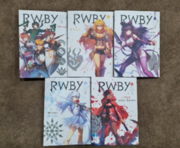 RWBY Official Manga Anthology Volume 1-5 (END) Set English Version DHL - £72.61 GBP