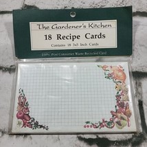 The Gardeners Kitchen Recipe Cards Vegetable Themed Grid 5X3&quot; Sealed Pac... - £11.66 GBP
