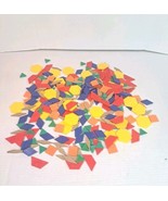 Macmillan Plastic Lot 260 Vtg Pattern Blocks Educational School Toy Shap... - $37.36