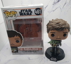 Funko Pop Star Wars #461 The Mandalorian with Grogu bobble-head figure - $9.89