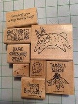 Stampin Up Funny Bunny Rubber Stamp Set - £5.50 GBP