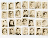 28 Mini Photos 1940-41 Young School Children  - $27.72